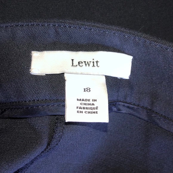 Lewit Linen Silk High Rise WideLeg Dress Pants NWT - Picture 10 of 10